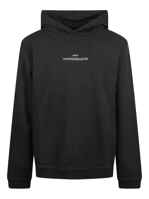 Maison Margiela logo-embroidered hoodie