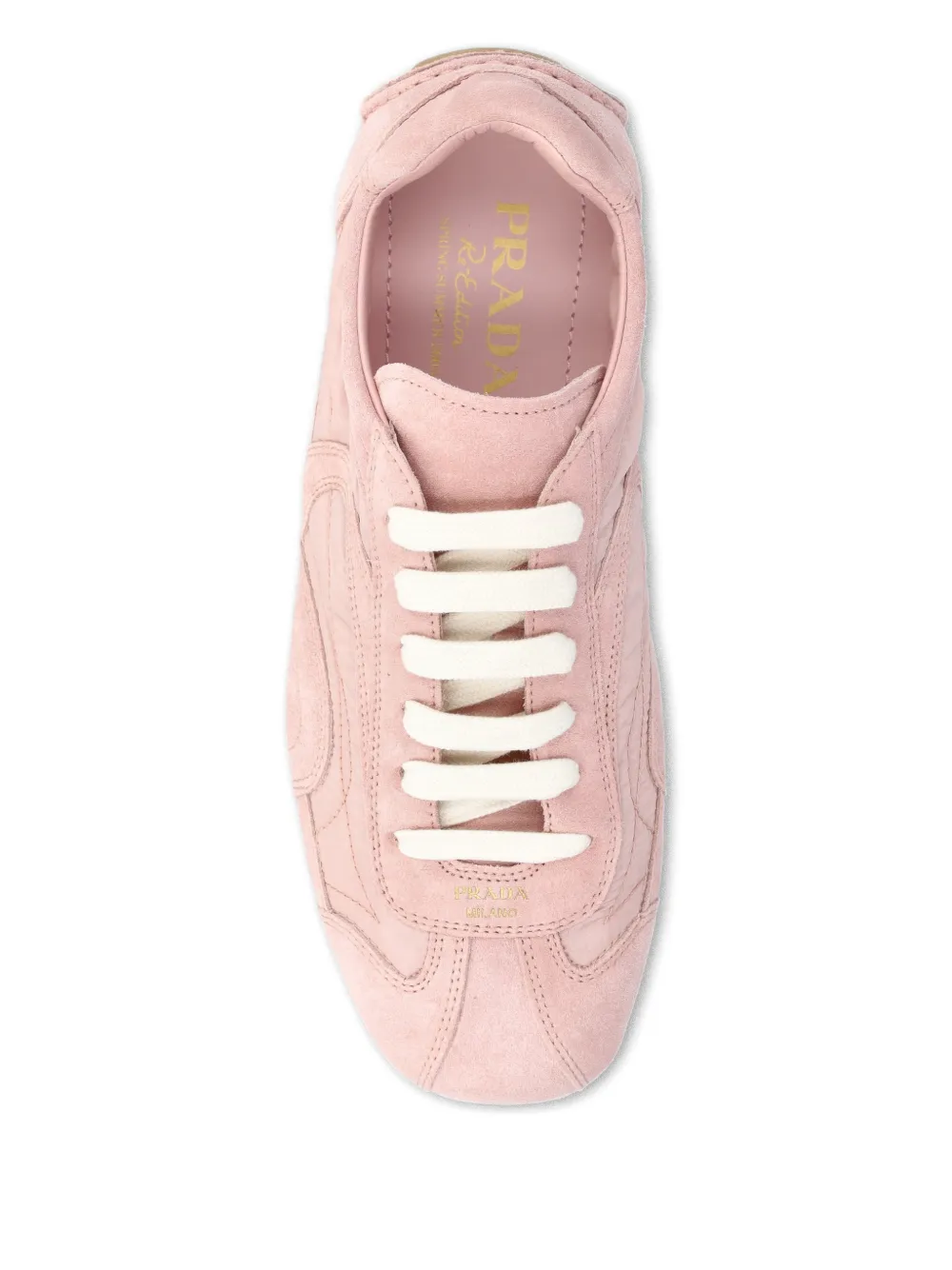 Prada lace-up sneakers Roze