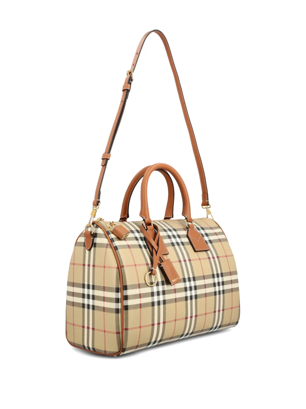 Burberry Check bowlingtas Beige