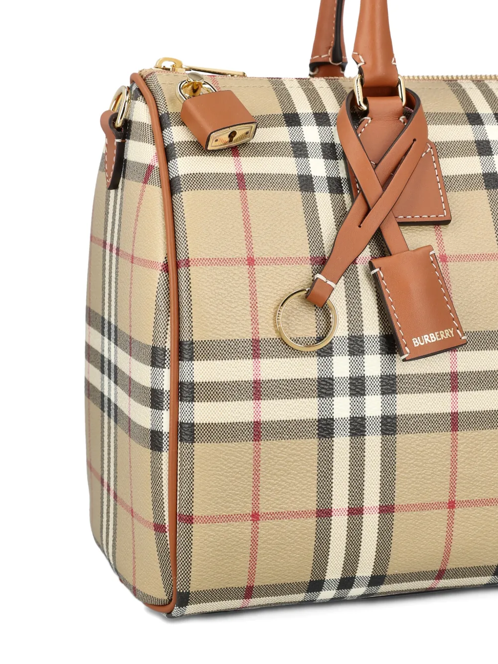 Burberry Check bowlingtas Beige