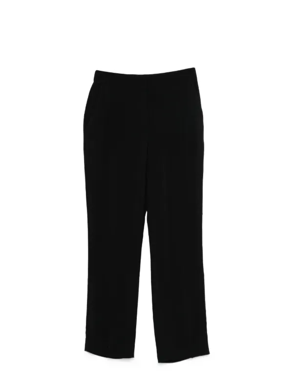 Givenchy Slim Fit Tailored Trousers in Crepe Cady in Black