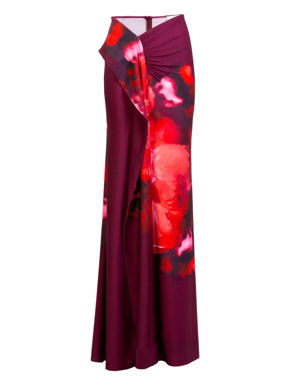 Silvia Tcherassi Melissa ruffled maxi skirt - Viola