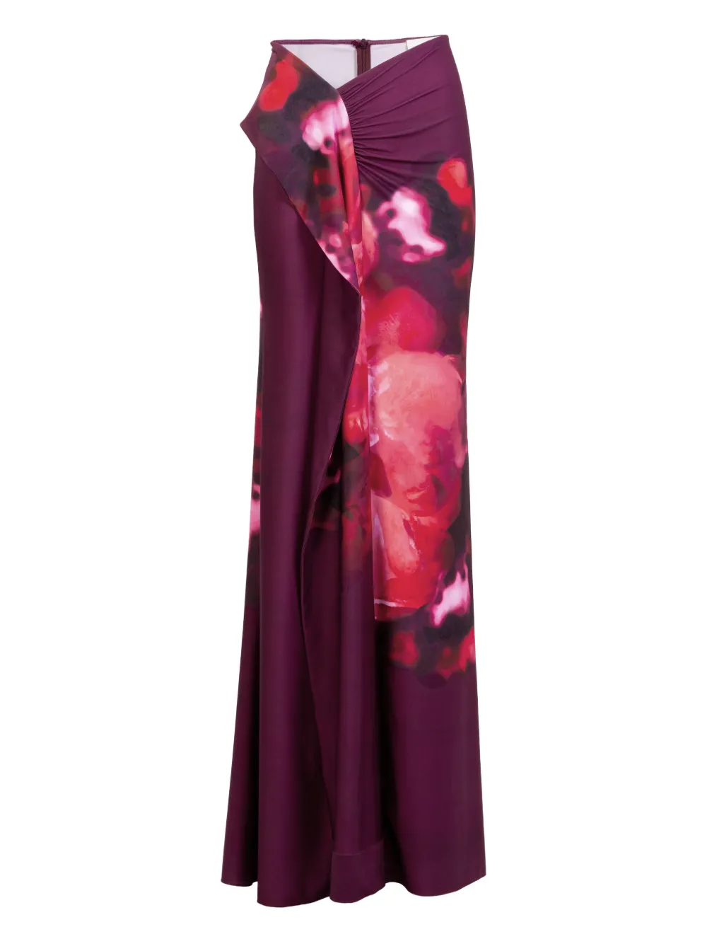 Silvia Tcherassi Melissa ruffled maxi skirt - Viola