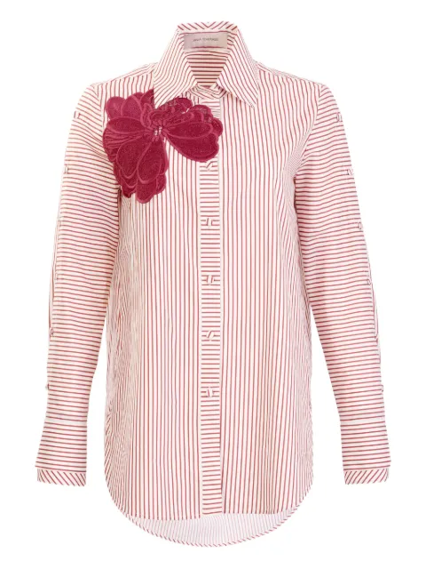 Silvia Tcherassi Premium striped floral shirt