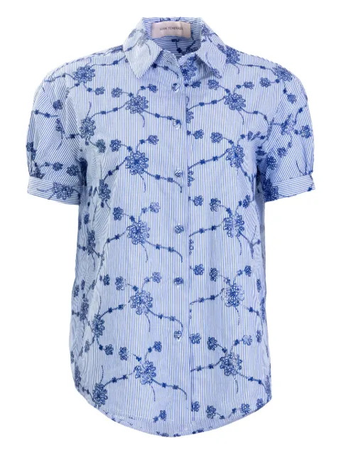 Silvia Tcherassi Ileana embroidered-floral blouse