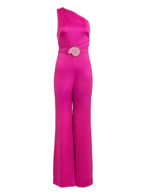 Silvia Tcherassi Monique one-shoulder belted jumpsuit