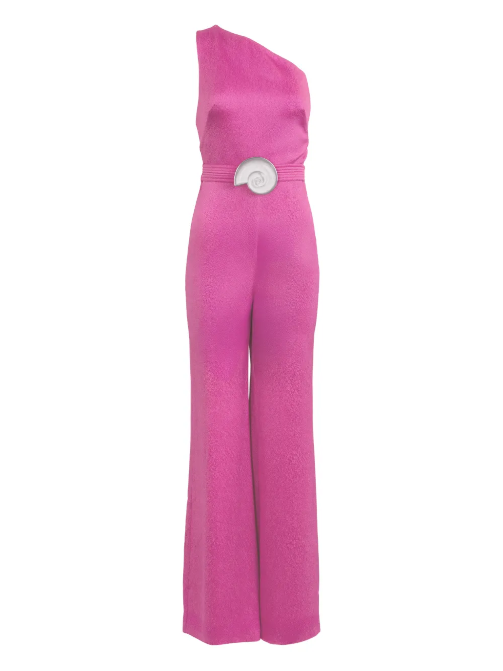Silvia Tcherassi Monique one-shoulder belted jumpsuit - Rosa