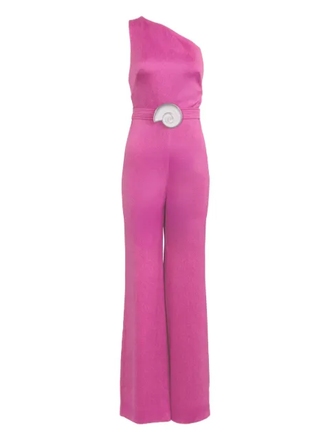 Silvia Tcherassi Monique one-shoulder belted jumpsuit