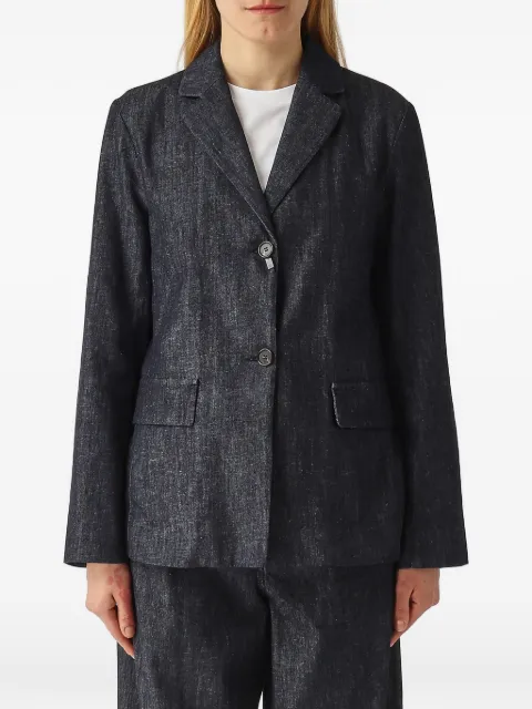 'S Max Mara blazer med hakrevers og lomme