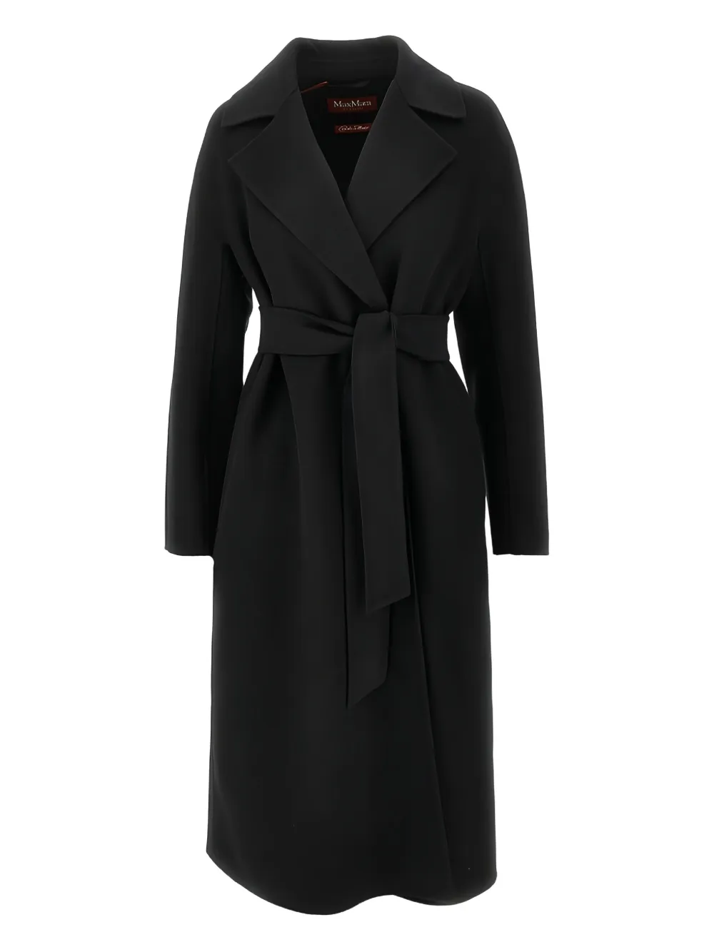 Max Mara belted coat - Schwarz