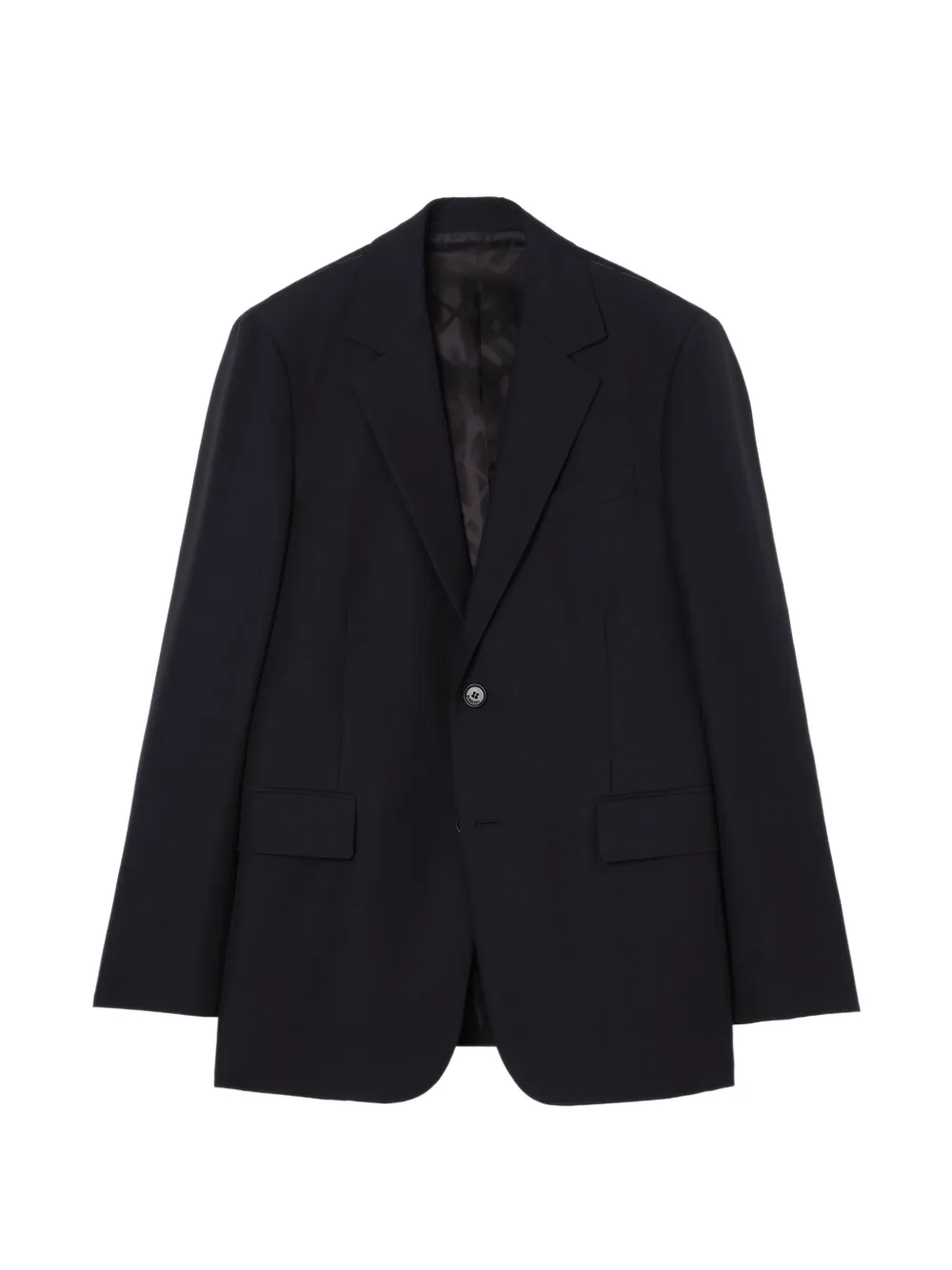 Burberry single-breasted tailored jacket - Blu