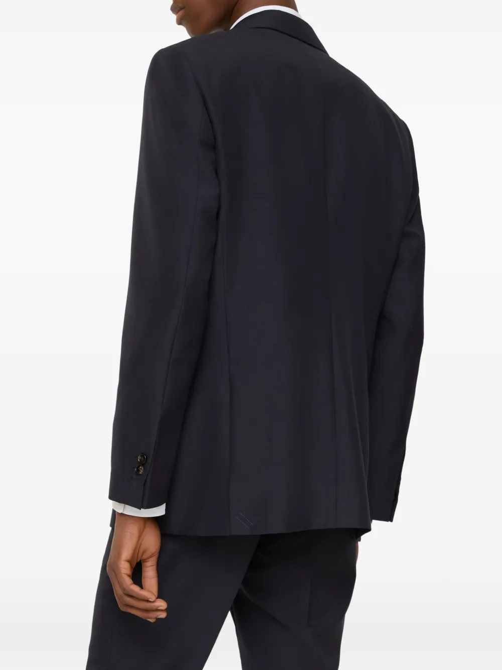 Burberry Blazer met enkele rij knopen Blauw