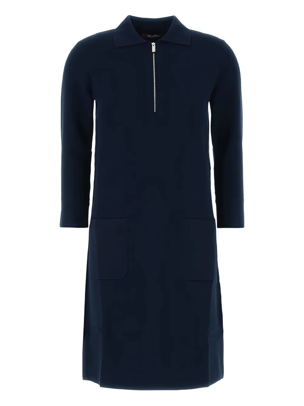 Max Mara zip-front dress - Blu