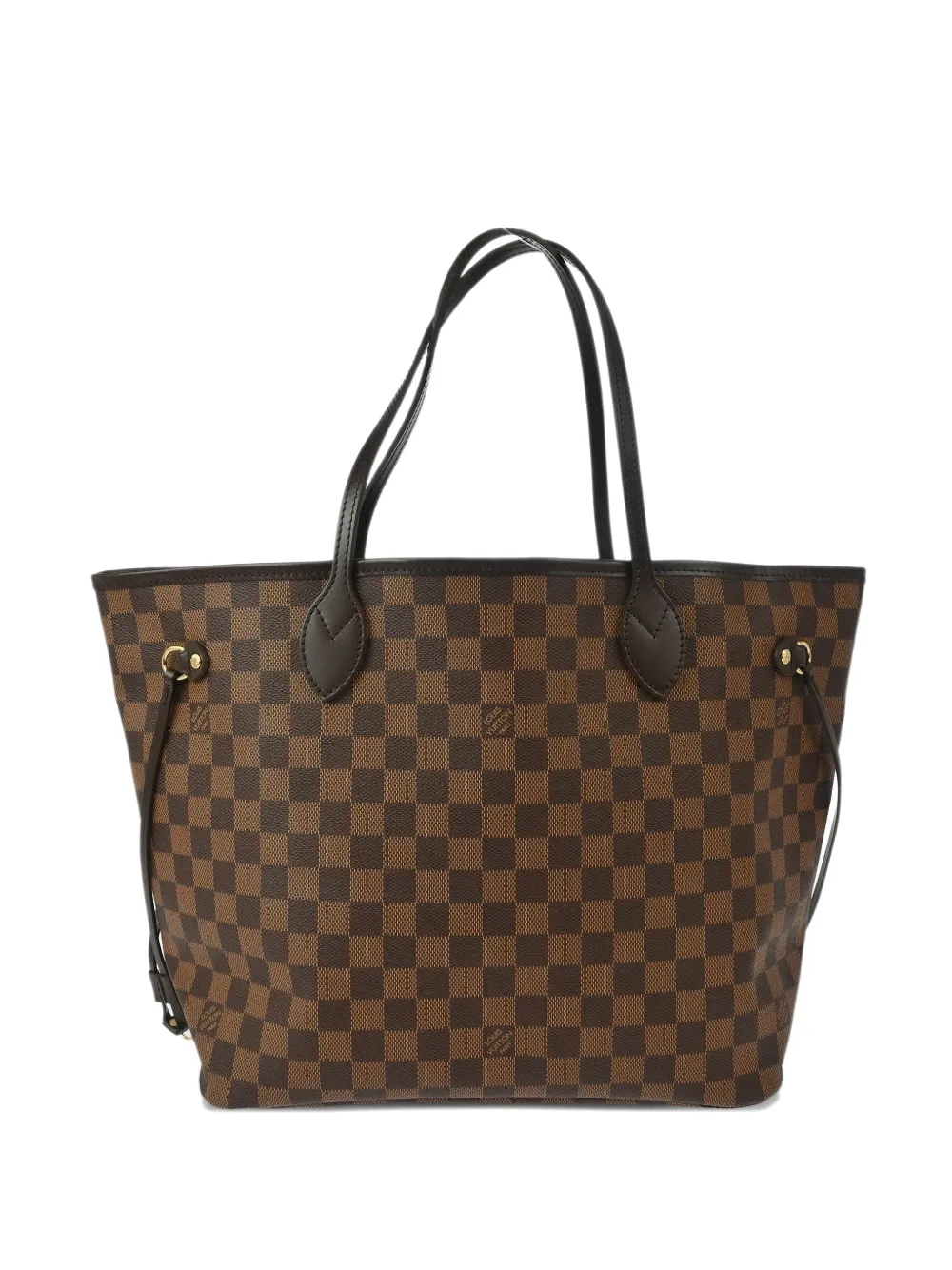 Hermès Pre-Owned 2012 checked shoulder tote bag - Marrone