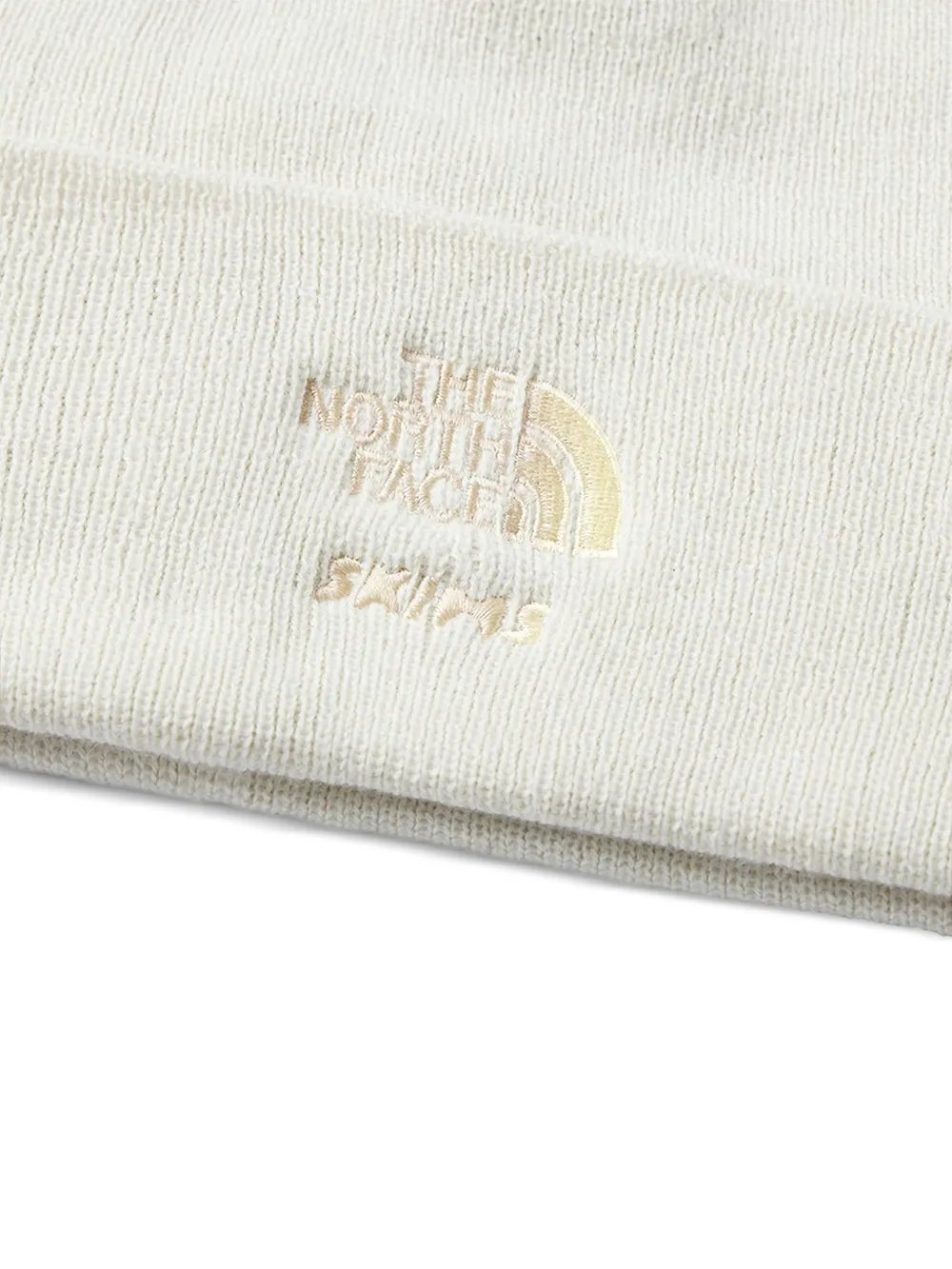 Skims x The North Face embroidered beanie - Beige