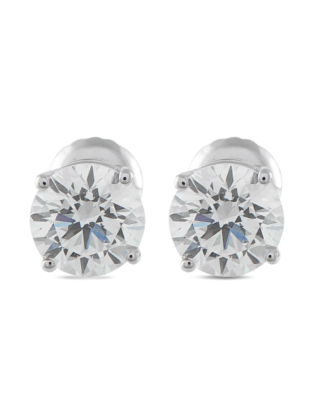 LB Exclusive diamond stud earrings - Silber
