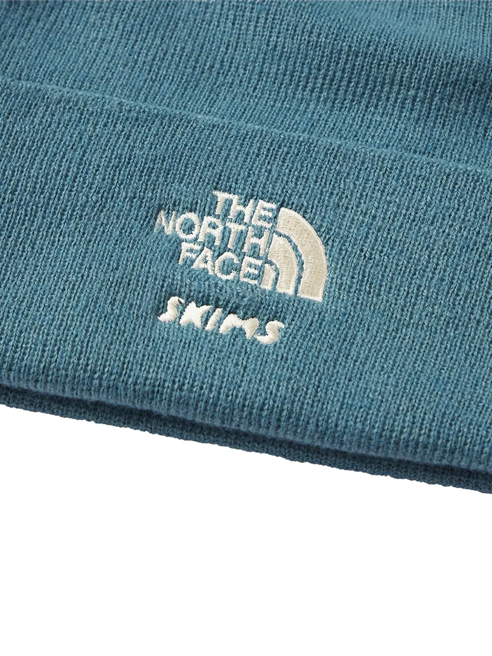 Skims x The North Face logo beanie - Blauw