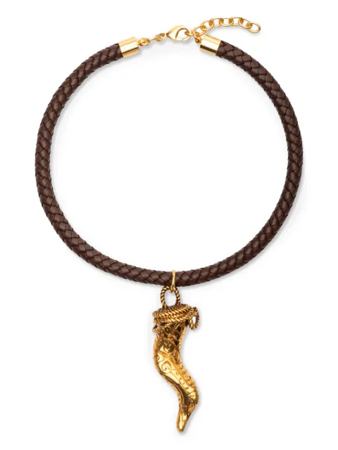 Silvia Tcherassi Dominica braided charm neckace