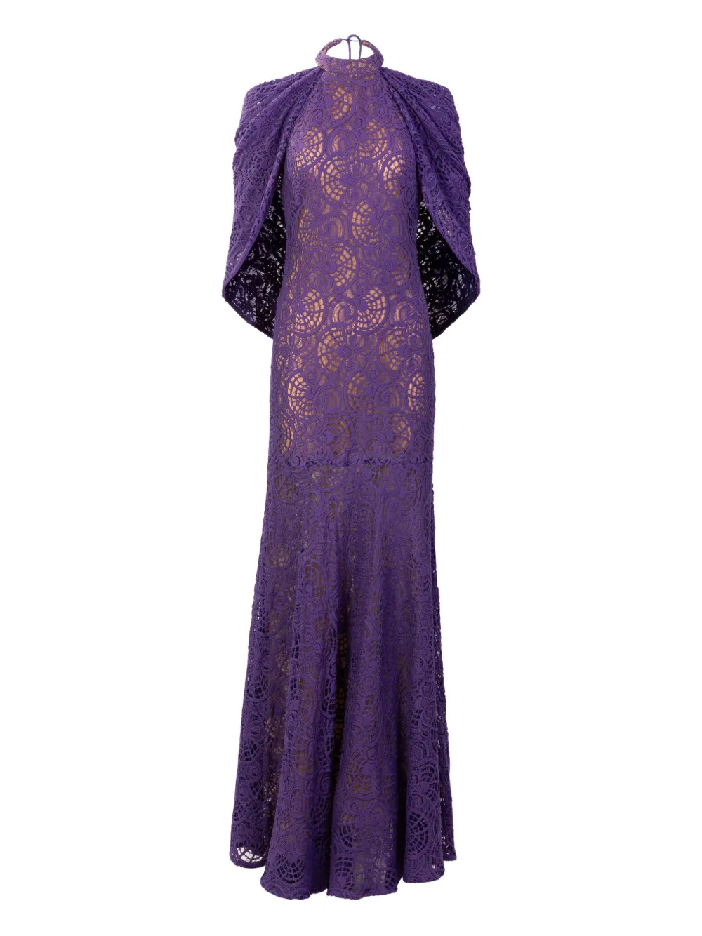 Silvia Tcherassi Salvina lace maxi dress - Viola