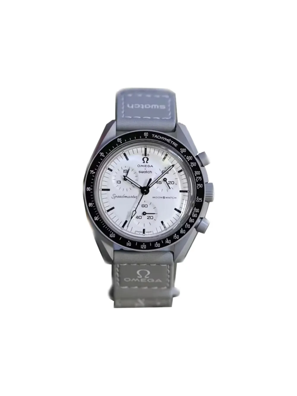 OMEGA x Swatch Bioceramic Moonswatch 42mm watch - Bianco
