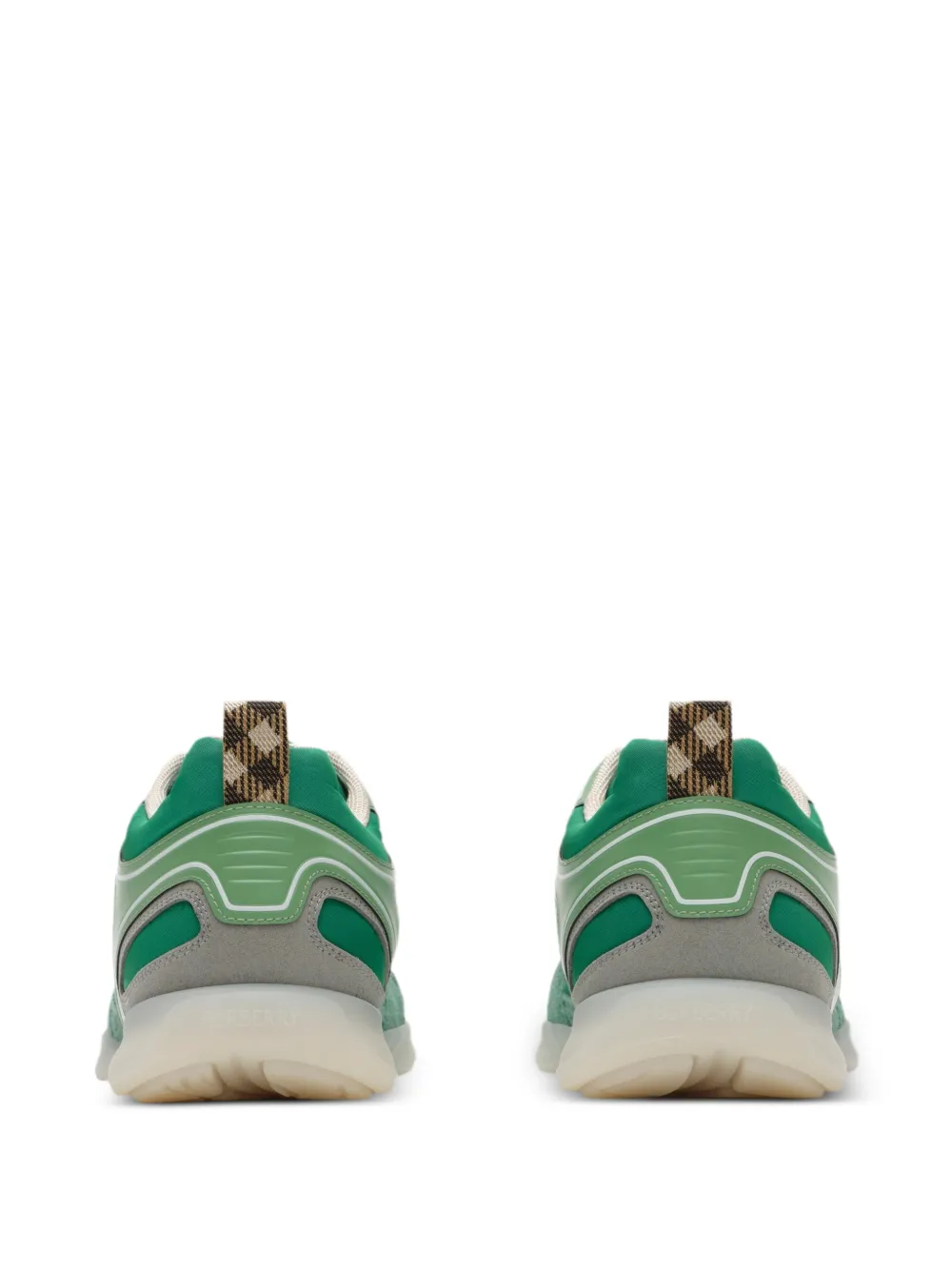 Burberry Equestrian Knight sneakers met applicatie Groen