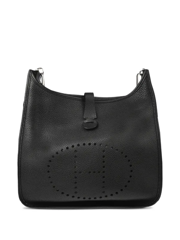 Hermès Pre-owned 2015 Cutout Shoulder Bag in Black
