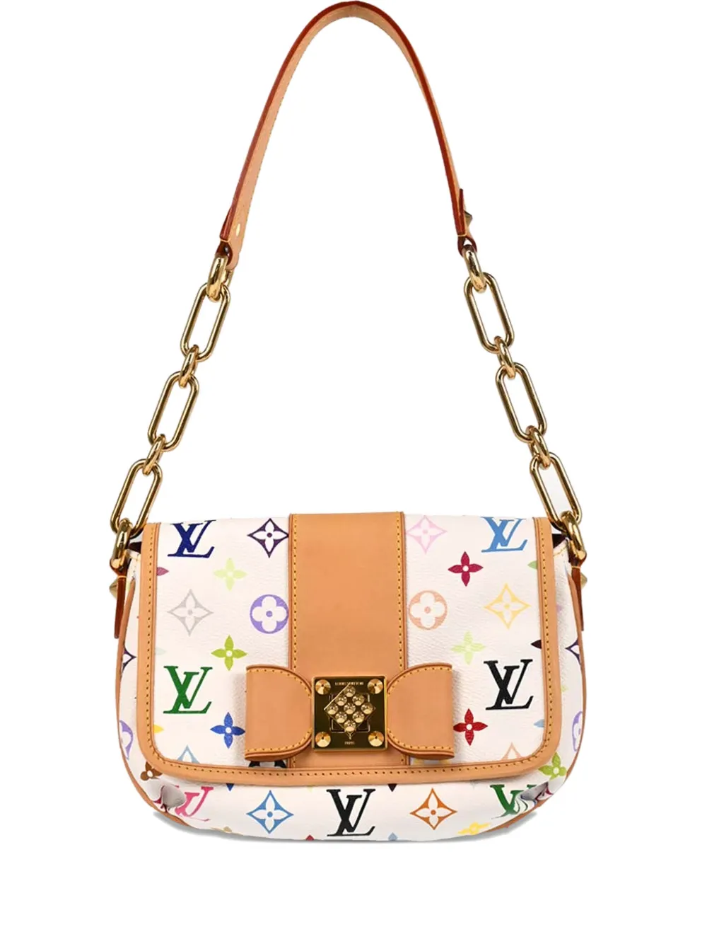 Louis Vuitton Pre-Owned 2010 monogram chain shoulder bag - Weiß