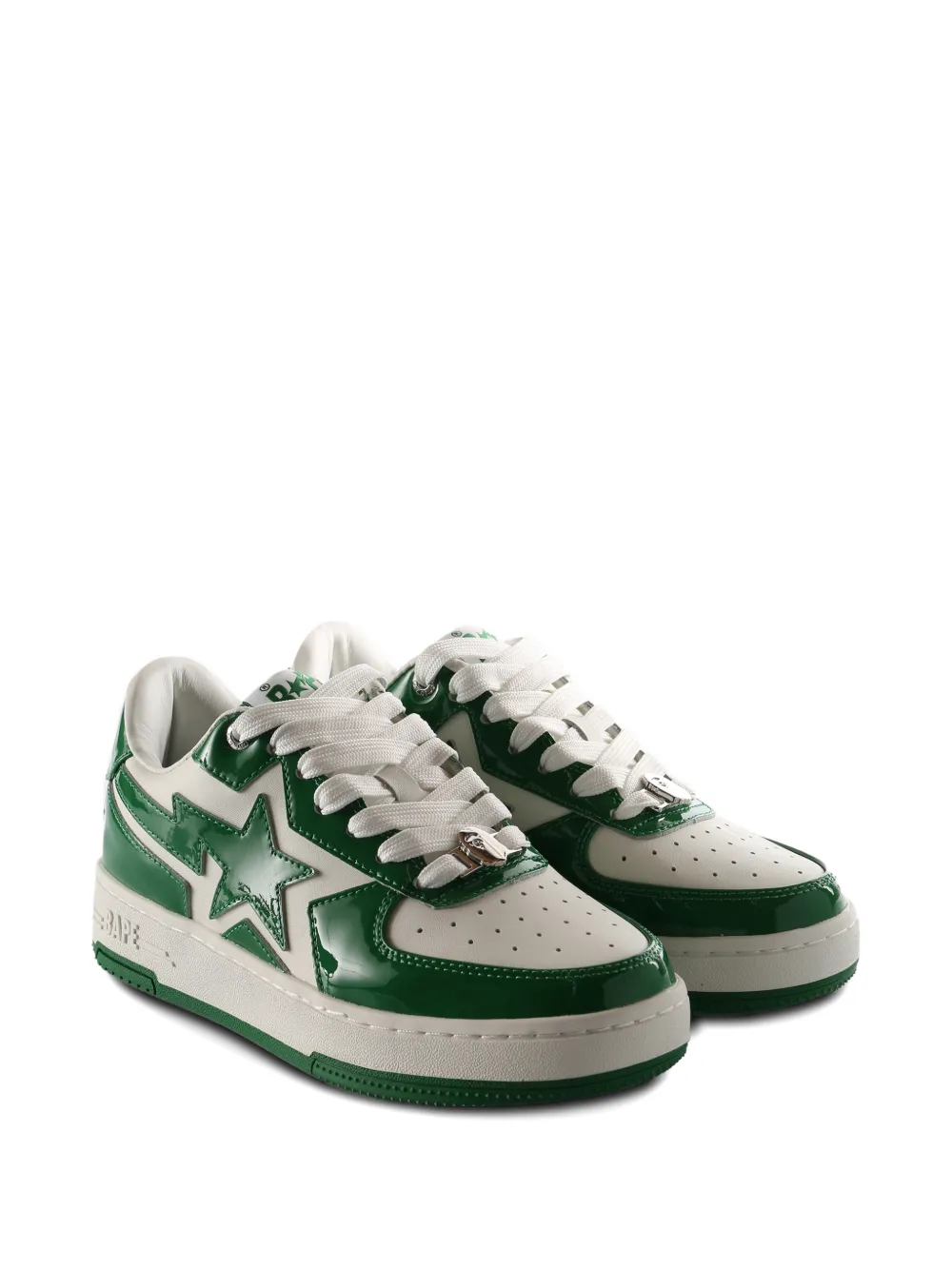 A BATHING APE Sneakers met sterpatroon - Wit