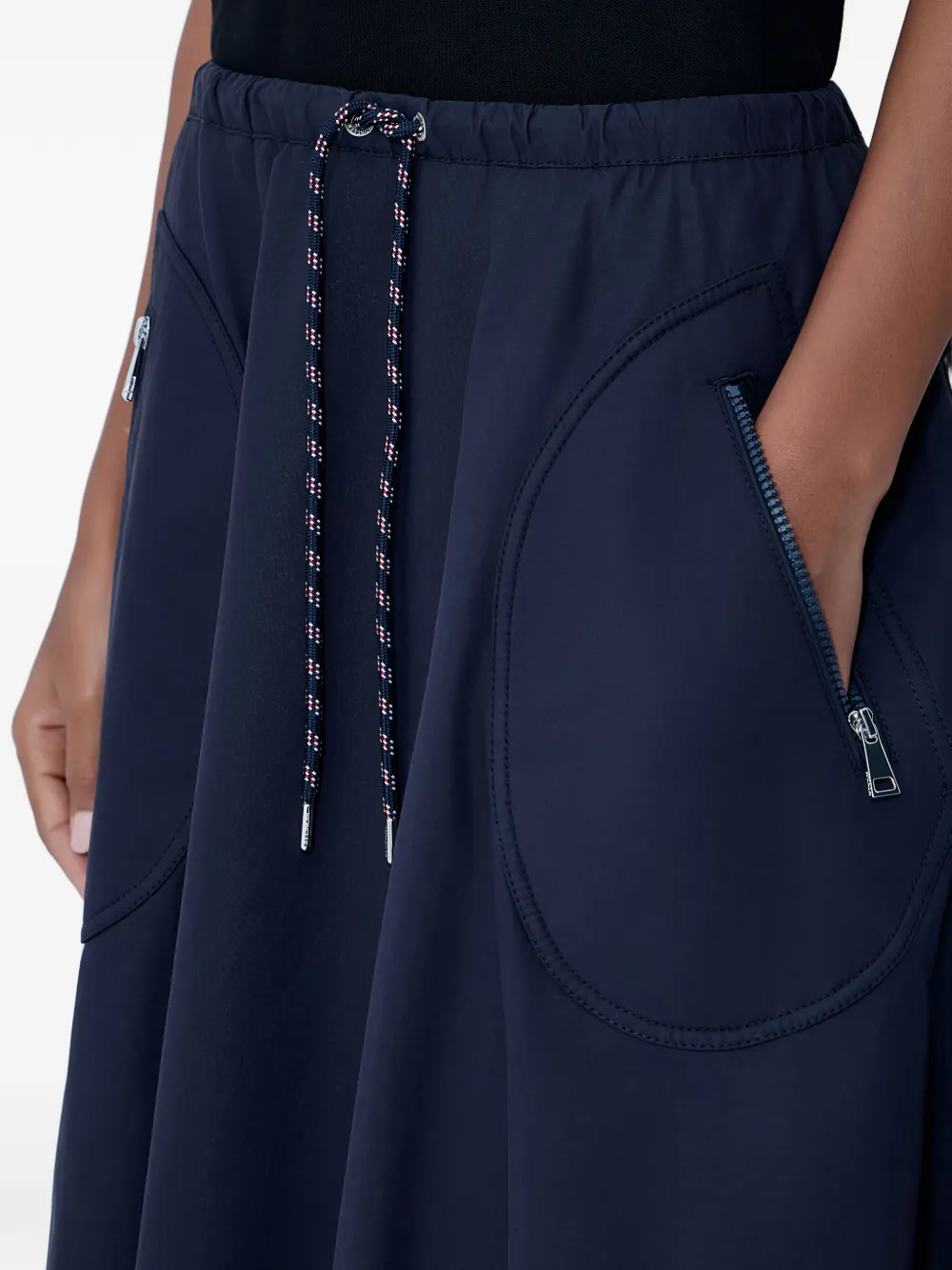 Moncler Rok met trekkoord Grijs