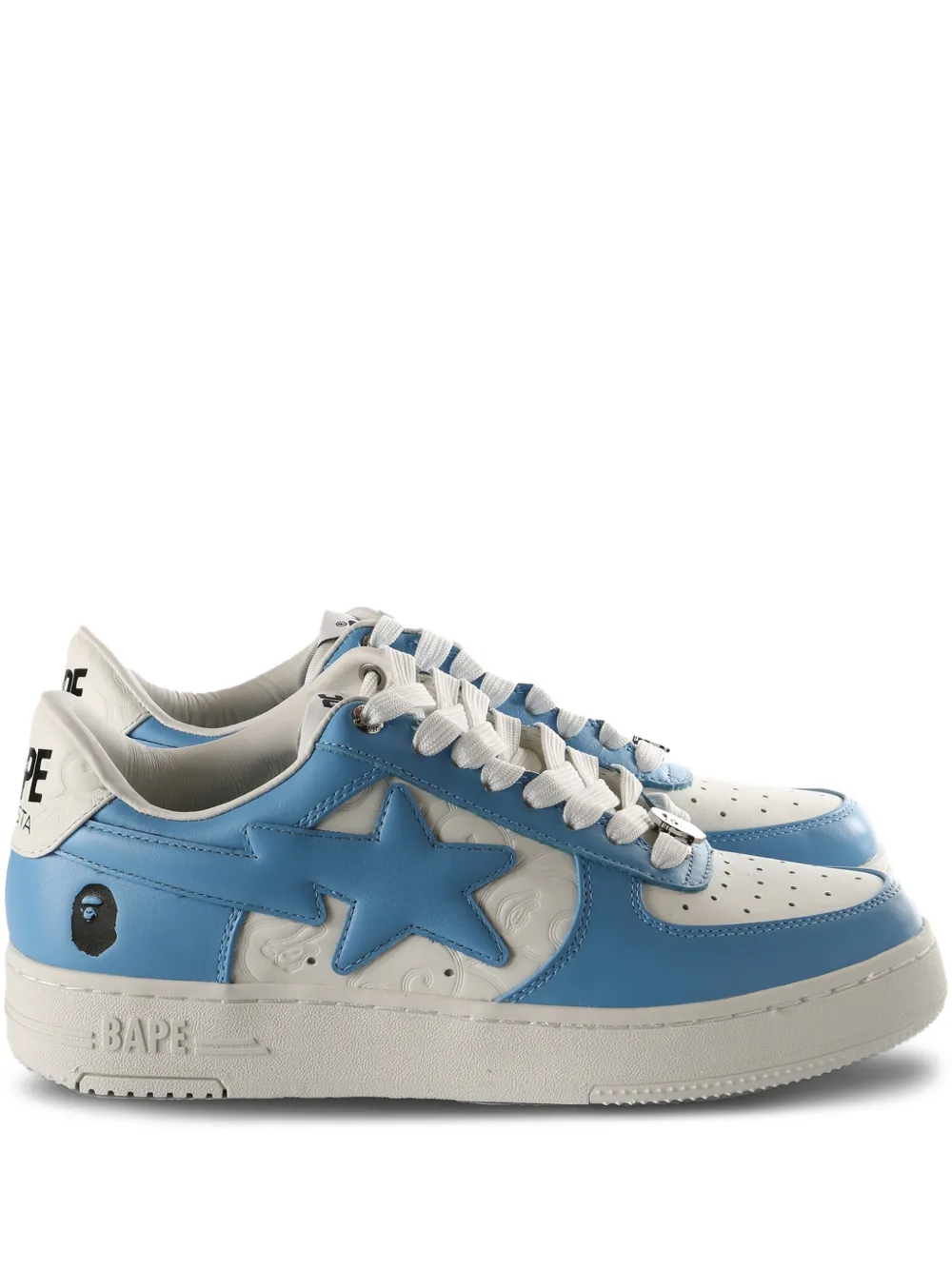 A BATHING APE® Sneakers BAPE STA™ #3 con applicazione - Blu