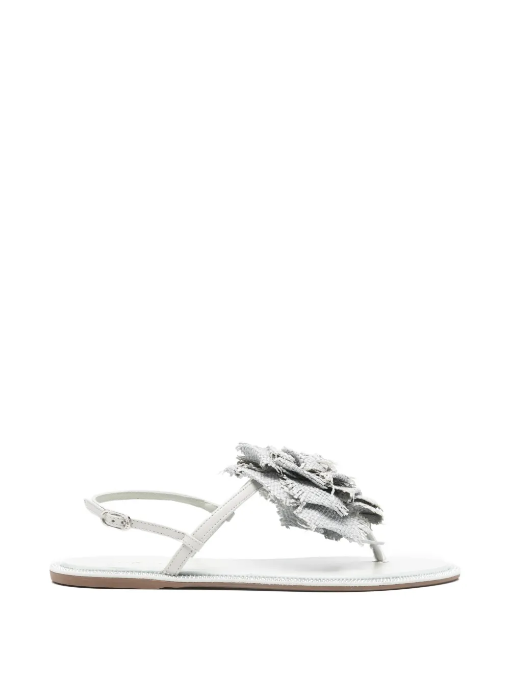 Le Silla rose-detail sandals - Grigio