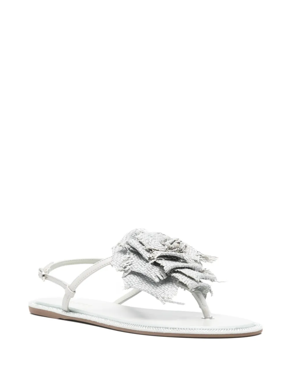 Le Silla Sandalen met roosdetail Grijs