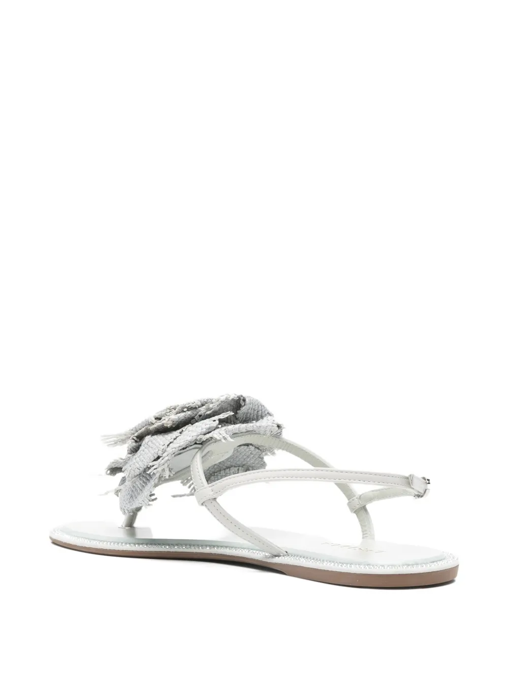 Le Silla Sandalen met roosdetail Grijs