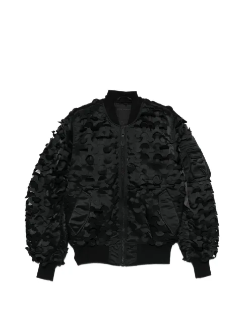 Alpha Industries MA-1 Ulcans Flight circular-appliqué bomber jacket