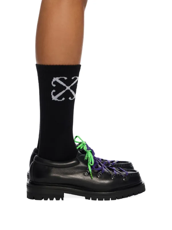 Off-White Heritage Lace-up Heritage Loafers in Black
