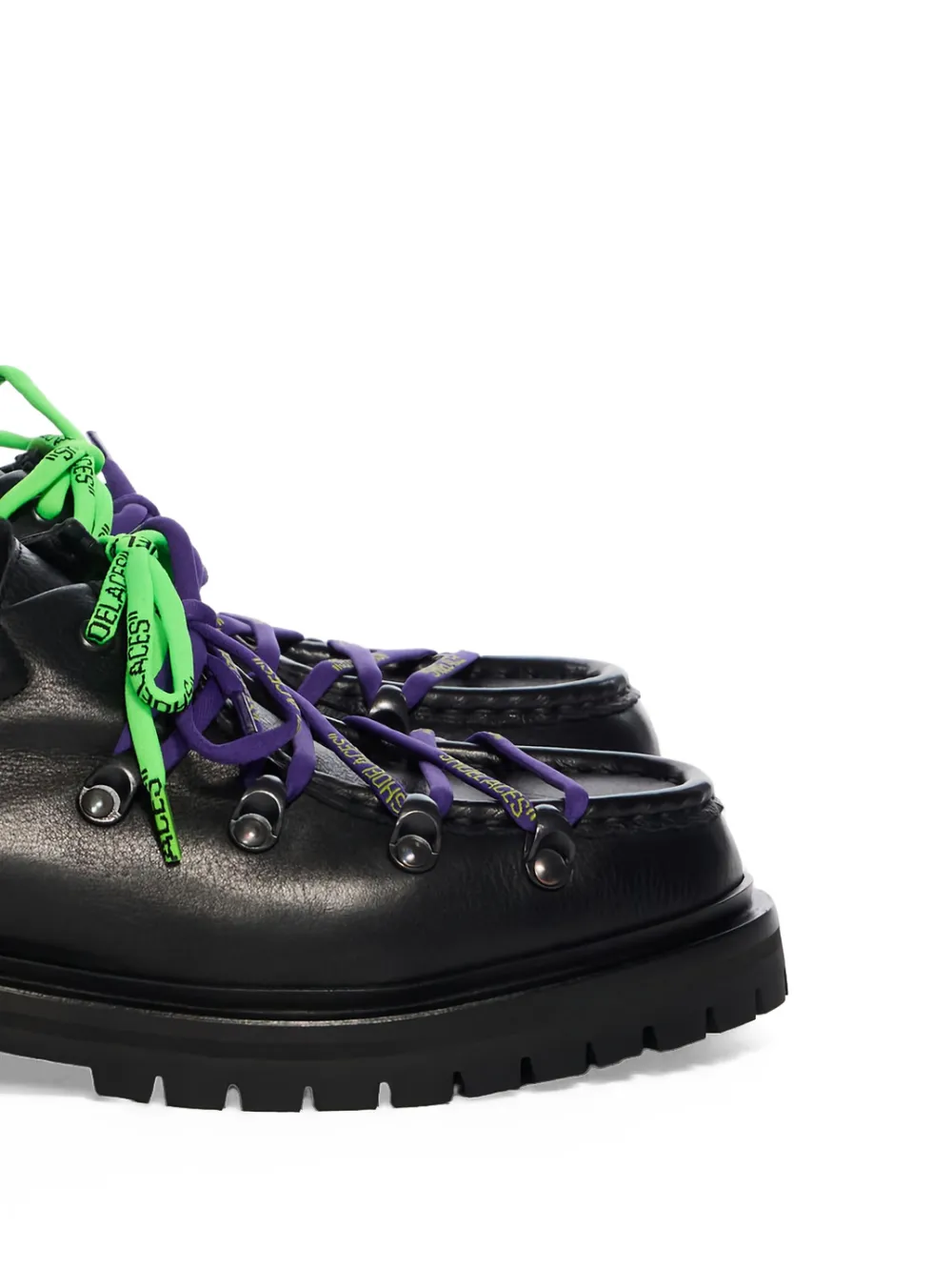 Off-White Heritage lace-up heritage loafers - Zwart