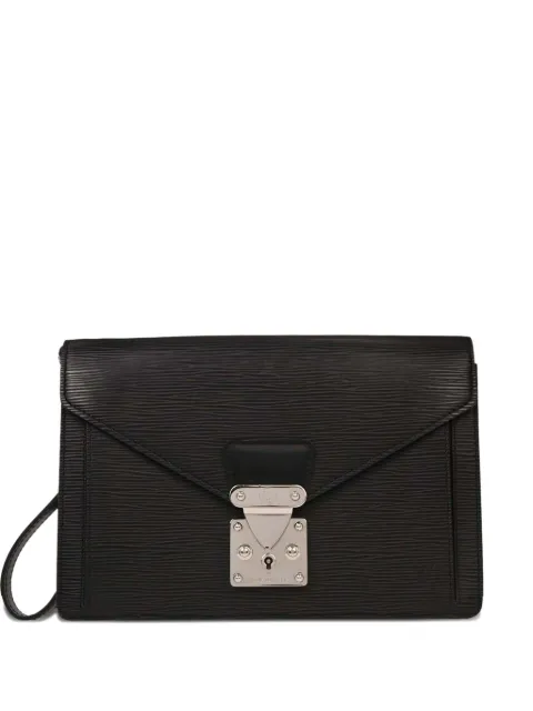 Louis Vuitton Pre-Owned 2010 textured clutch bag