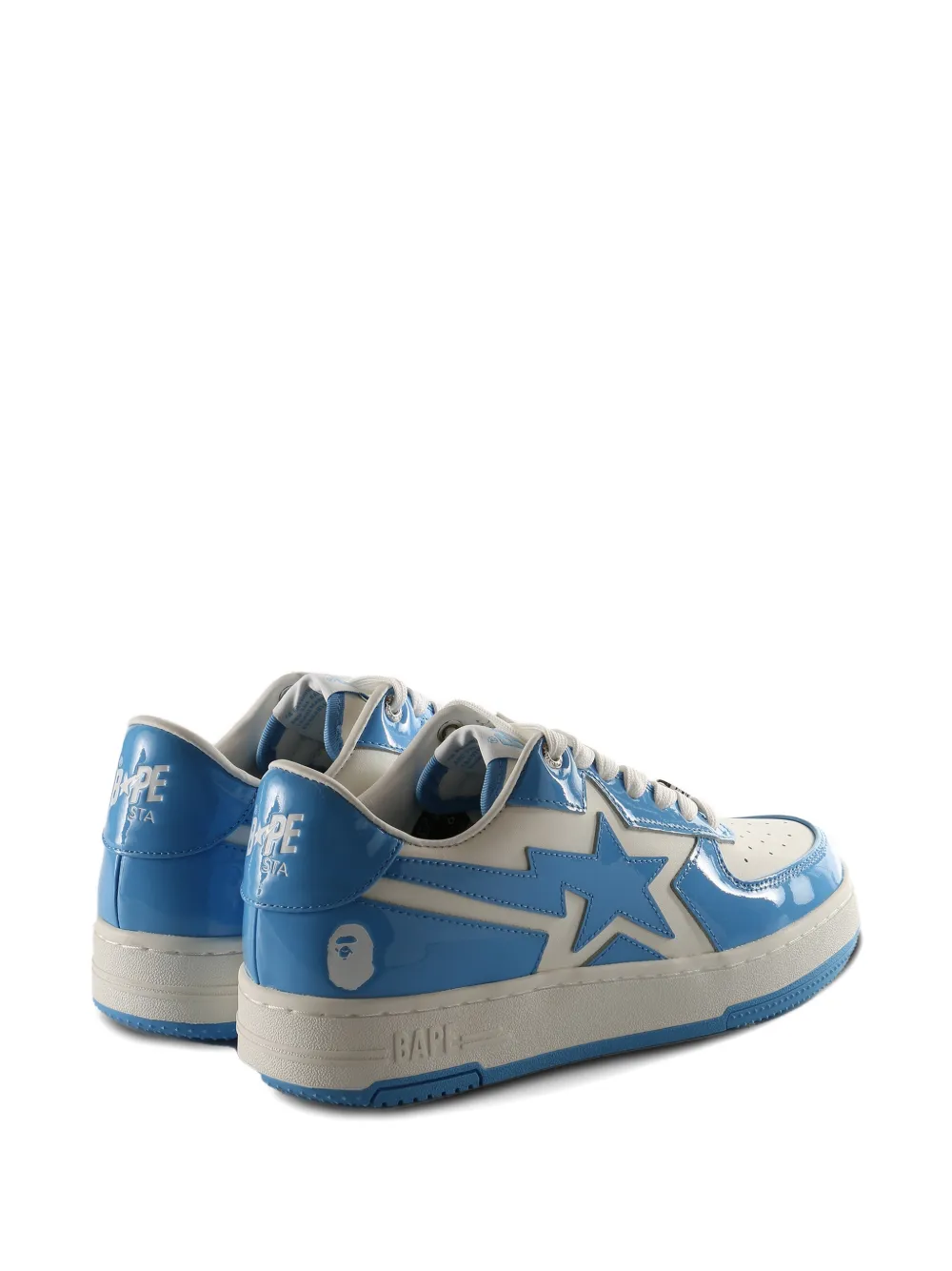 A BATHING APE Sneakers met sterpatroon Blauw