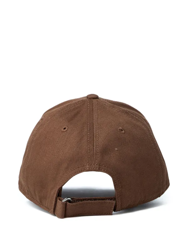 Moncler logo-patch Baseball Cap | Brown | FARFETCH