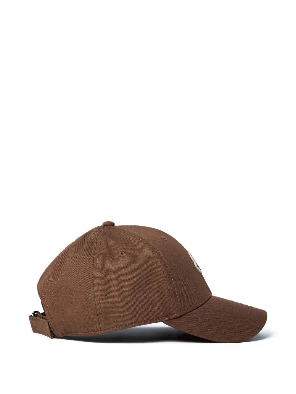 Moncler Honkbalpet met logopatch Bruin