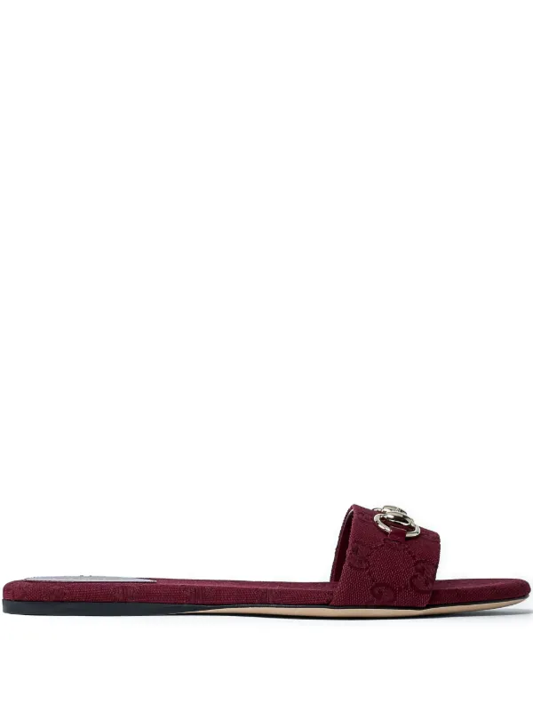 Gucci ホースビット サンダル | レッド | FARFETCH JP