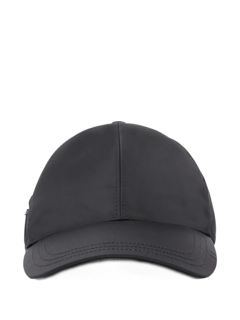 Prada logo-plaque baseball cap - Nero