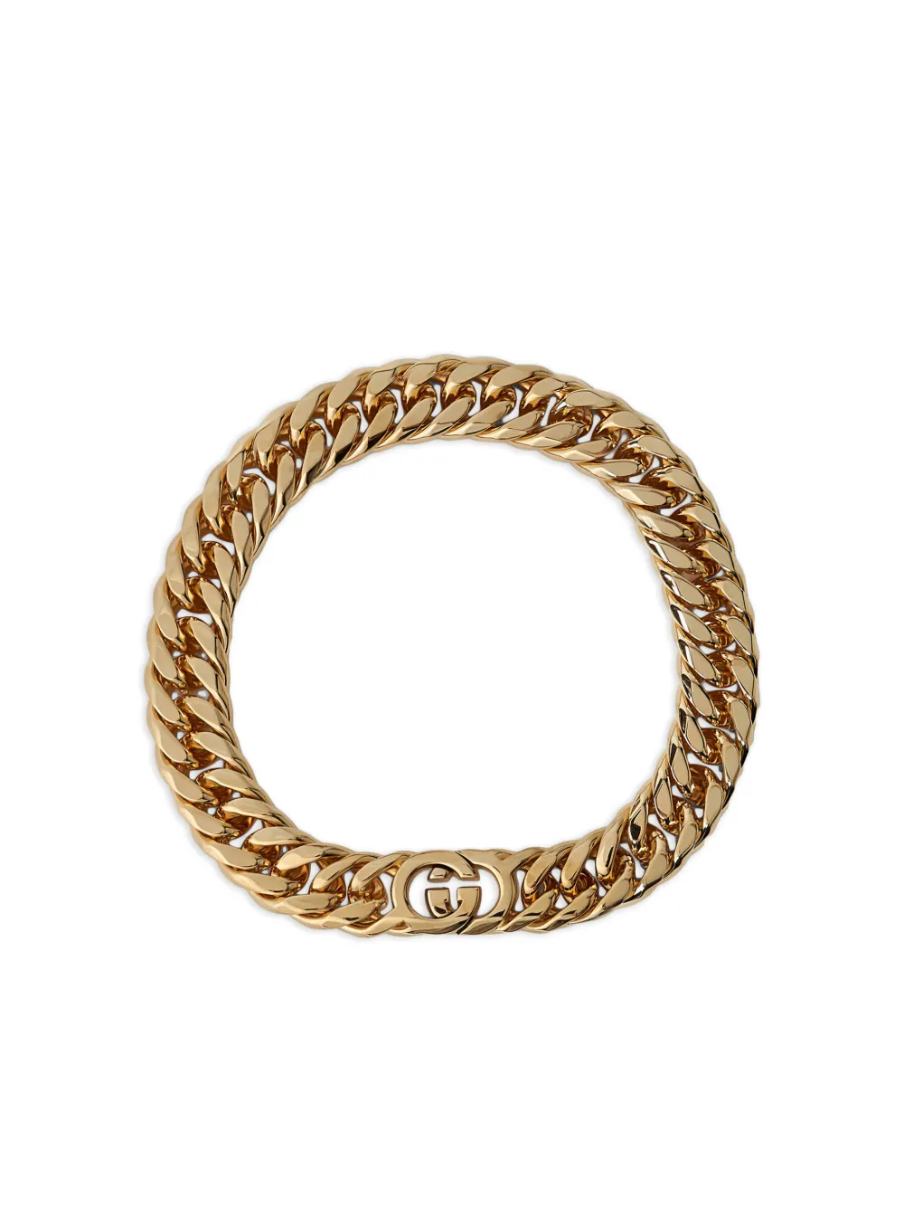 Gucci interlocking-chain G-motif necklace - Gold