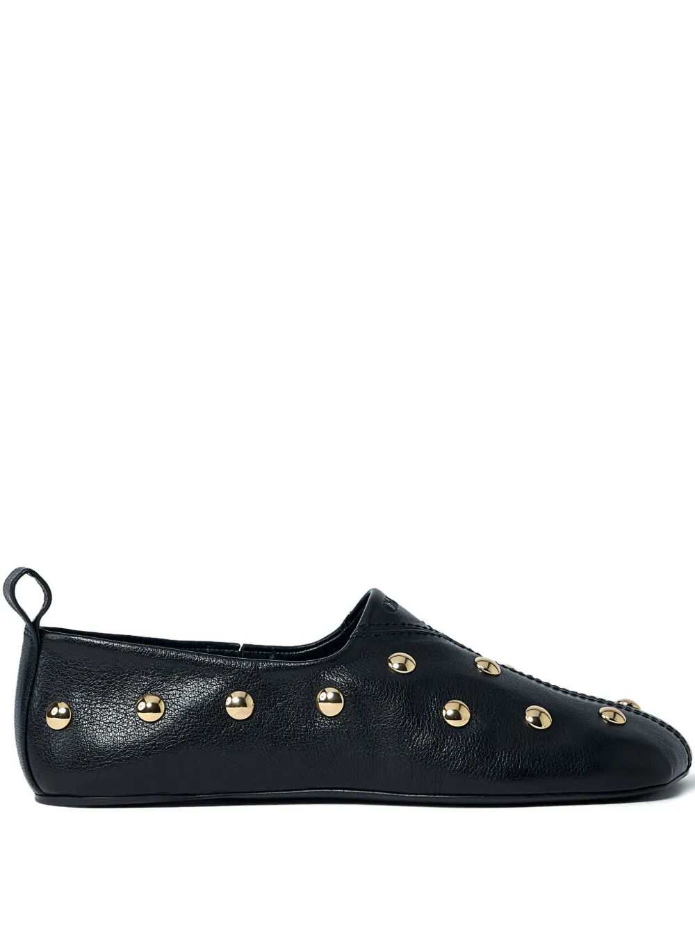 Chloé Rita studded slip-on ballet flats - Nero