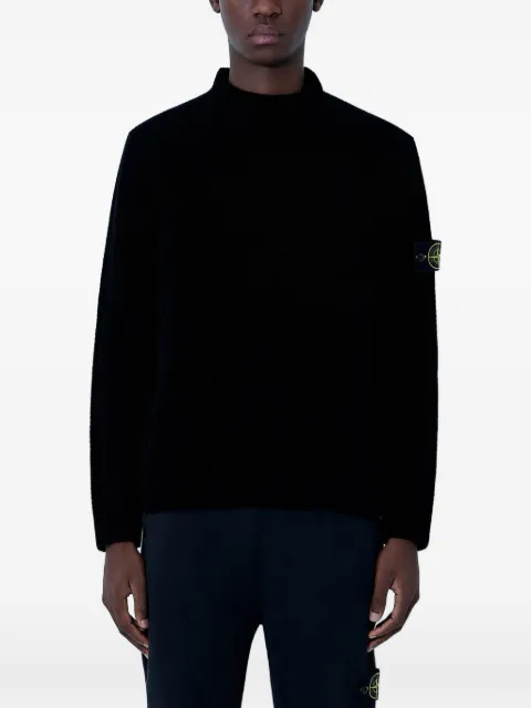 Stone Island suéter con parche del logo