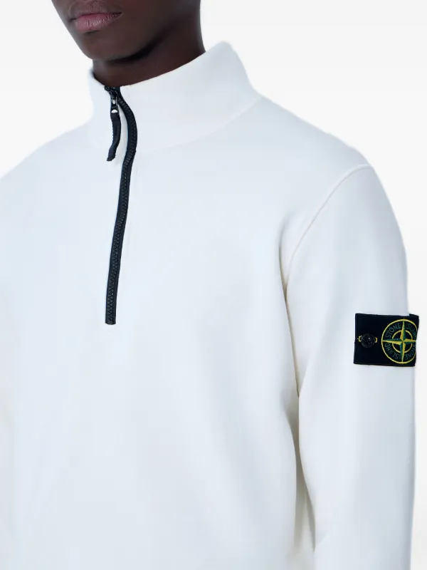 Stone Island ハーフジップ スウェットシャツ | ニュートラル