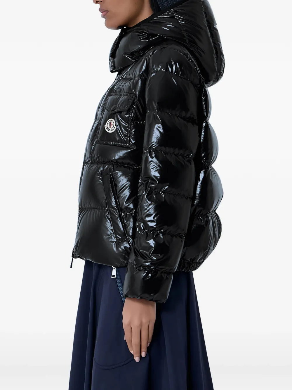 Moncler Andro Hooded Puffer Jacket | Black | FARFETCH