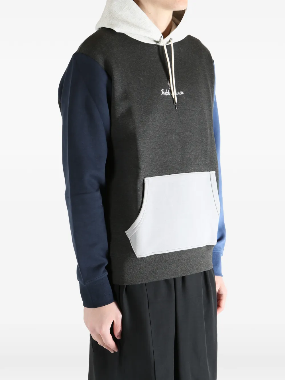 Polo Ralph Lauren Hoodie met colourblocking en logodetail Grijs