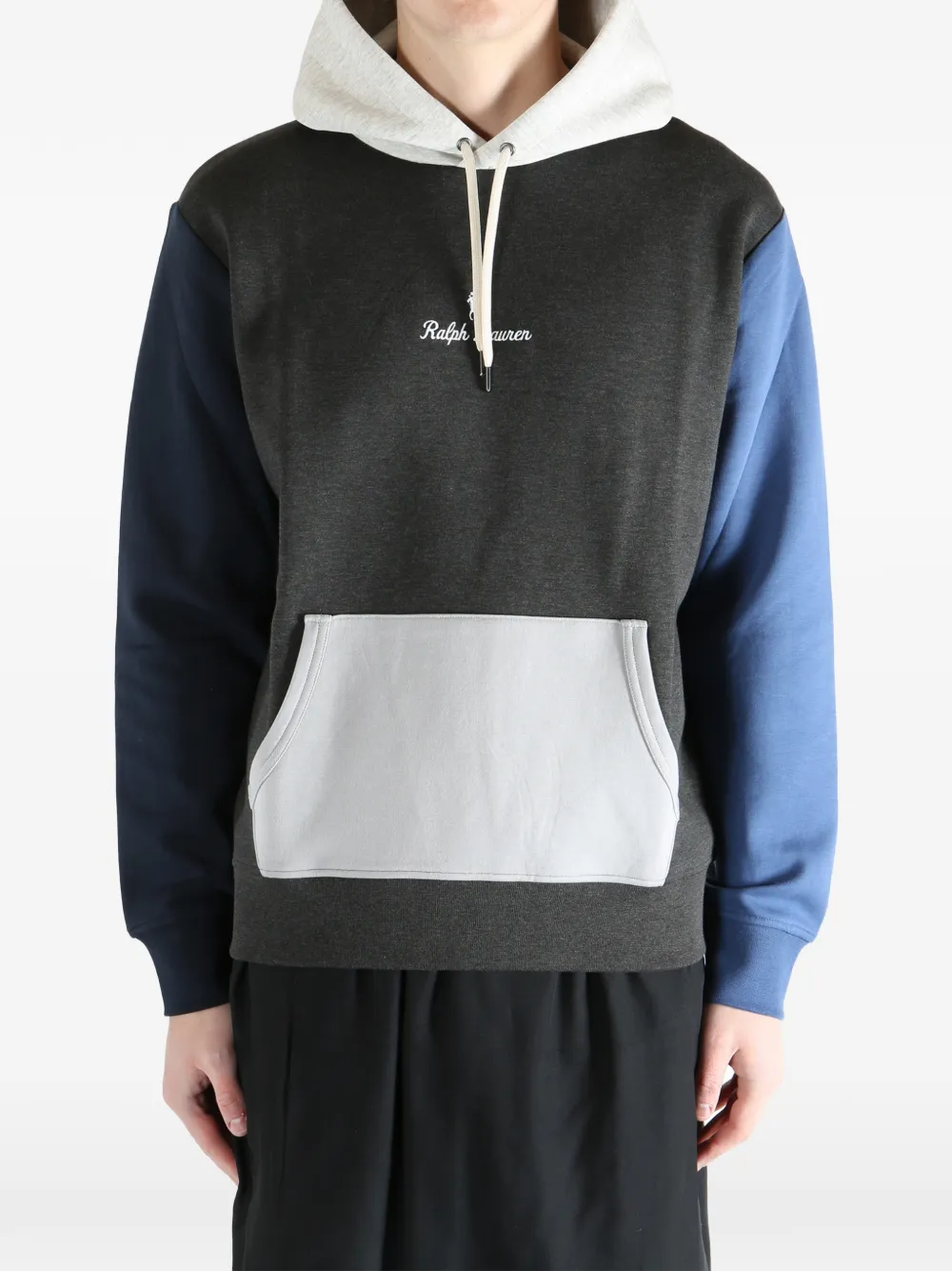 Polo Ralph Lauren Hoodie met colourblocking en logodetail Grijs