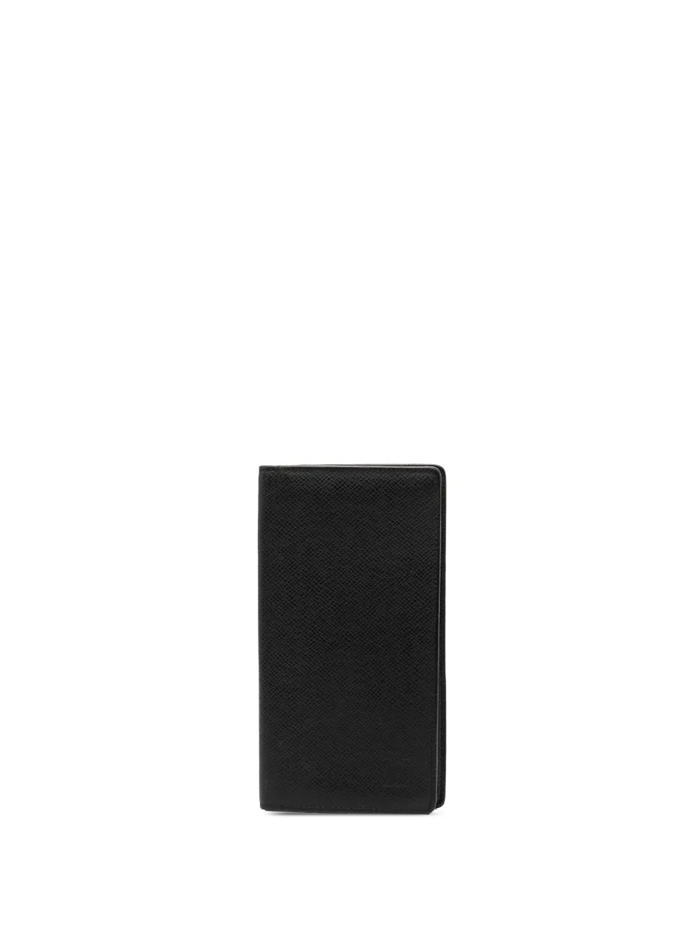 Louis Vuitton Pre-Owned 2016 Taiga Brazza Wallet long wallets | Black | Image 1